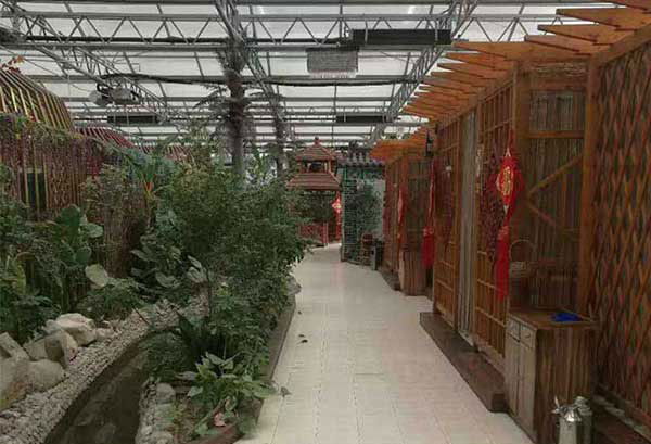 哈密地區(qū)生態(tài)餐廳玻璃溫室